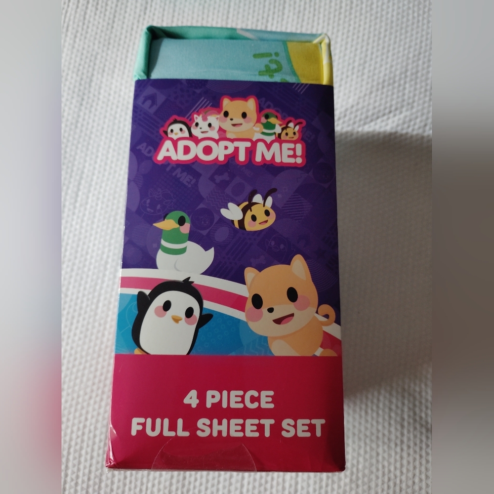 Adopt Me - Sheet Set, Sz Full Microfiber by Uplift Games
